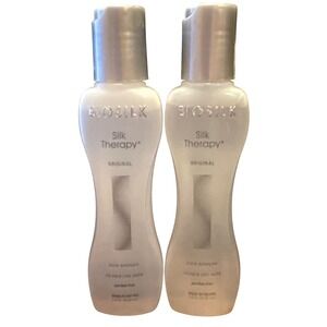 Biosilk Silk Therapy Skin Softening & Leave‎ In Treatment Oil 2.26oz (Pack of 2)